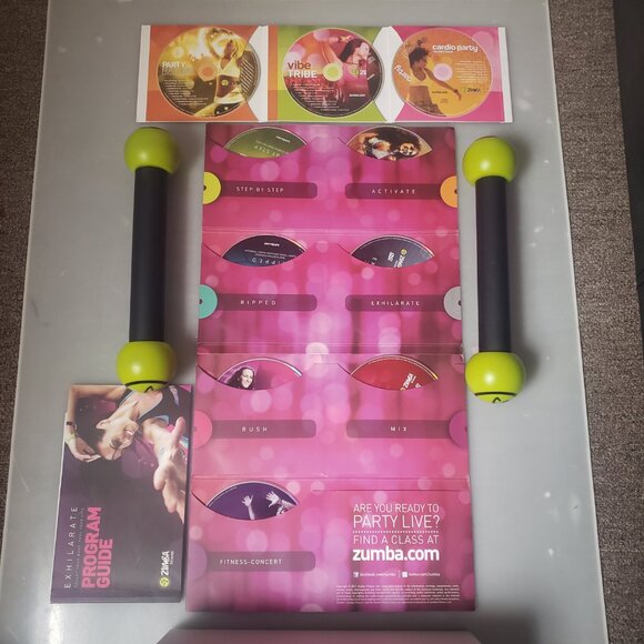 Zumba Exhilarate Fitness DVD Set Complete in Box - Picture 5 of 10